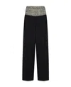 Fendi Women's Friends Of- Wool Blend Trousers In Black