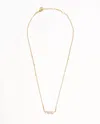 Fendi Logo Rhinestone Necklace
