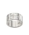 Fendi Logo Ring In White