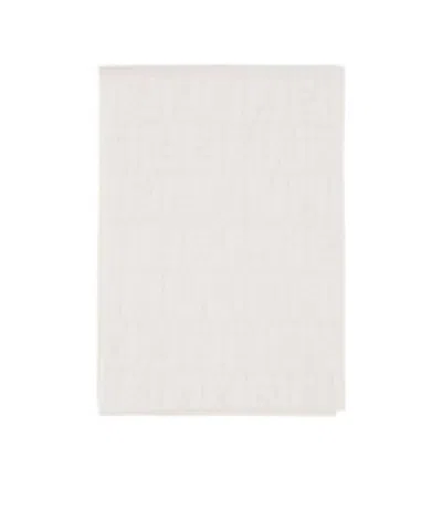 Fendi Logo Scarf In White