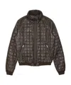 Fendi Logo Short Jacket Jacket In Black