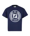 Fendi T-shirt In Blue