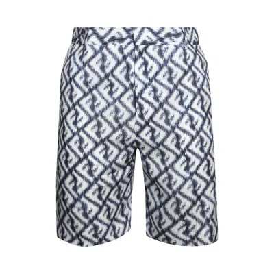 Pre-owned Fendi Logo Shorts 'blue' | Men's Size 48
