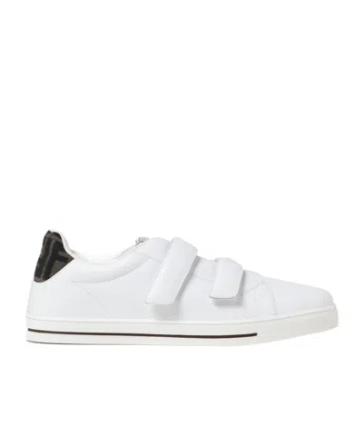FENDI FENDI KIDS TOUCH-STRAP FASTENED SNEAKERS