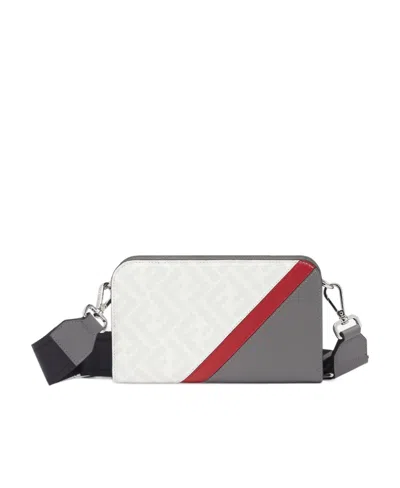 Fendi Logo Strap Satchel In White
