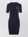 Fendi Signature Logo Midi-dress