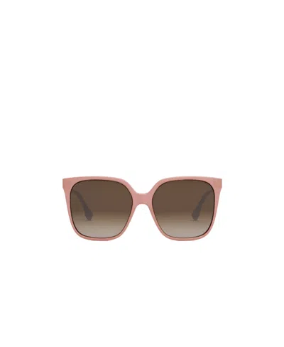 Fendi Logo Sunglasses In Brown