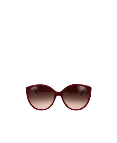 Fendi Logo Sunglasses In Brown