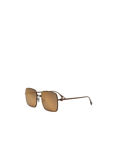 Fendi Logo Sunglasses In Green
