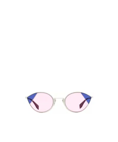 Fendi Logo Sunglasses In Pink
