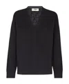 Fendi Logo Sweater In Black