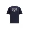Fendi T-shirt Dark Blue Cotton T-shirt