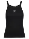 Fendi Logo Tank Top In Black