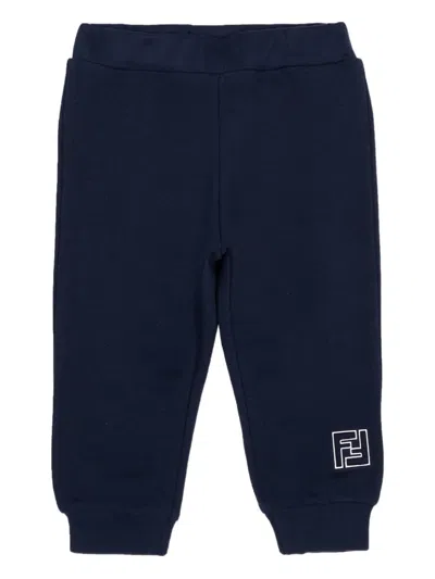 Fendi Baby Boys Ff Logo Joggers In Blue