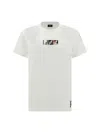 Fendi Cotton T Shirt In Bianco