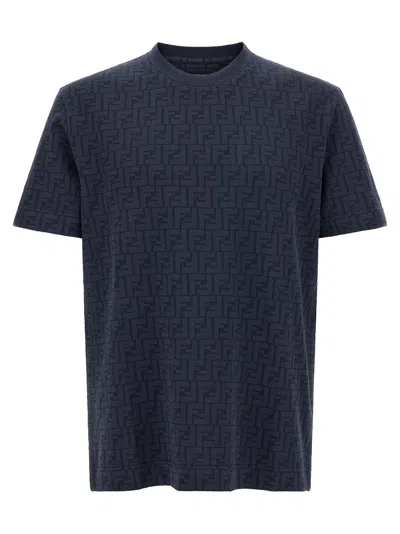 Fendi Printed T-shirt In Black