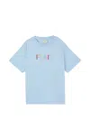 Fendi Junior T-shirt In Blue