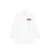 Fendi Logo-patch Jacket In White
