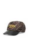 Fendi Logo-print Zucca Cap In Multi