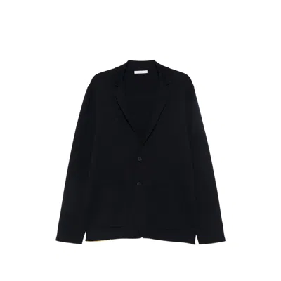 Fendi Logo-strap Blazer In Blue