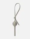 Fendi Lollipop Leather Charms In Gray