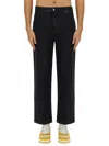 Fendi Long Jeans In Black