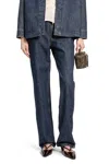 Fendi Long Jeans In Blue