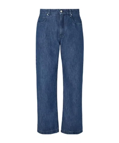 FENDI FENDI HIGH WAISTED STRAIGHT LEG JEANS