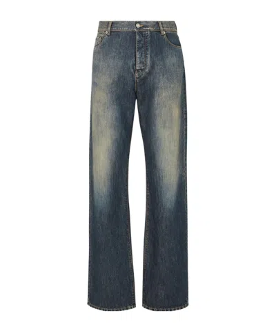 Fendi Long Jeans In Blue