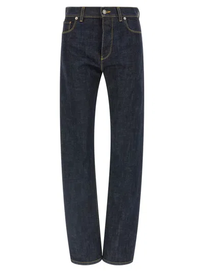 Fendi Long Jeans In Blue