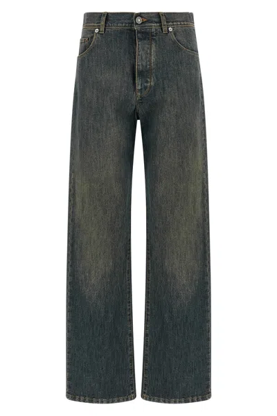 Fendi Long Jeans In Blue