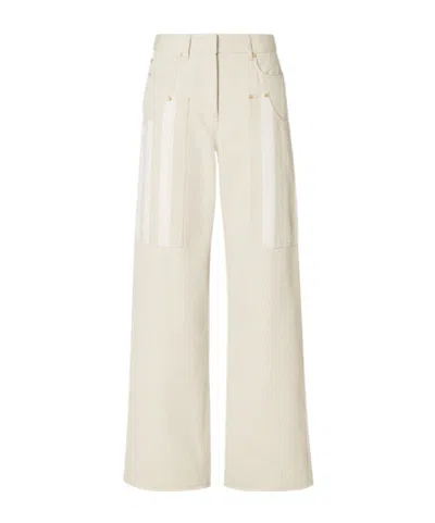 Fendi Long Jeans In Neutral