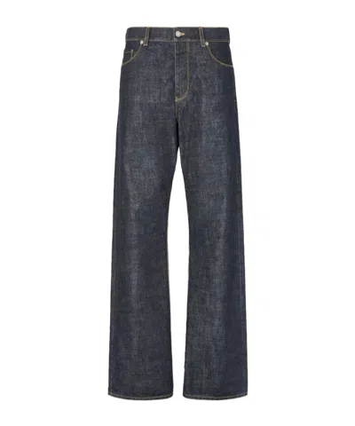 Fendi Long Jeans In Blue