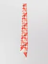 Fendi Long Pointed Geometric Scarf In Multi