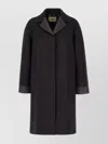 Fendi Long Sleeve Coat Notched Lapels