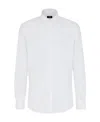 Fendi Long-sleeve Cotton Shirt In White