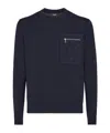 Fendi Ff-pattern Sweater In Black