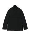 Fendi Long-sleeved Casual Jacket In Black