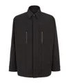Fendi Long-sleeved Casual Jacket In Black
