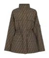 Fendi Long-sleeved Casual Jacket In Brown
