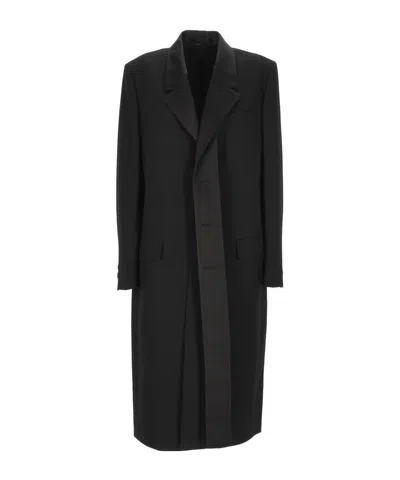 FENDI DOUBLE LAYER LAPEL COAT