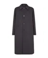 Fendi Long-sleeved Coat In Black