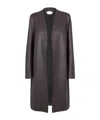 Fendi Long-sleeved Coat In Black