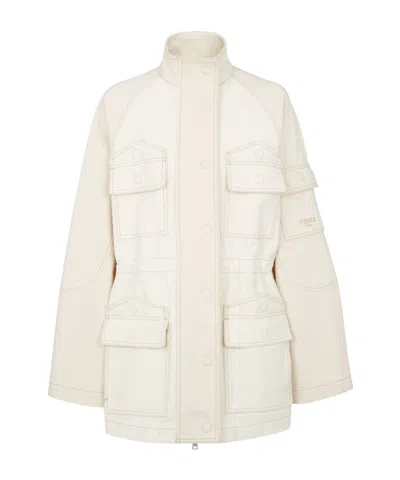 Fendi White Denim Jacket