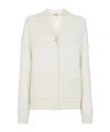 Fendi Jacquard Knit Cardigan In White