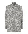 Fendi Long-sleeved Loose Shirt In Gray