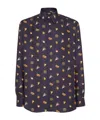 Fendi Long-sleeved Shirt In Black