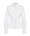 Fendi Long-sleeved Striped Shirt In White