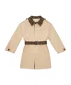 Fendi Long-sleeved Windbreaker In Nude