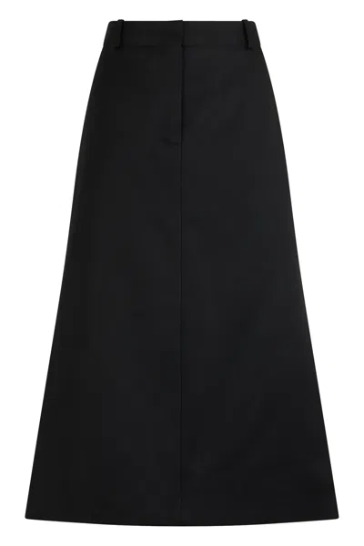 Fendi Skirt Of Sartorial Inspiration In Black